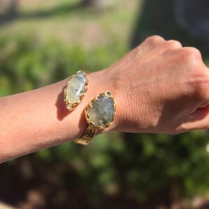 Prehnite Snake Bracelet