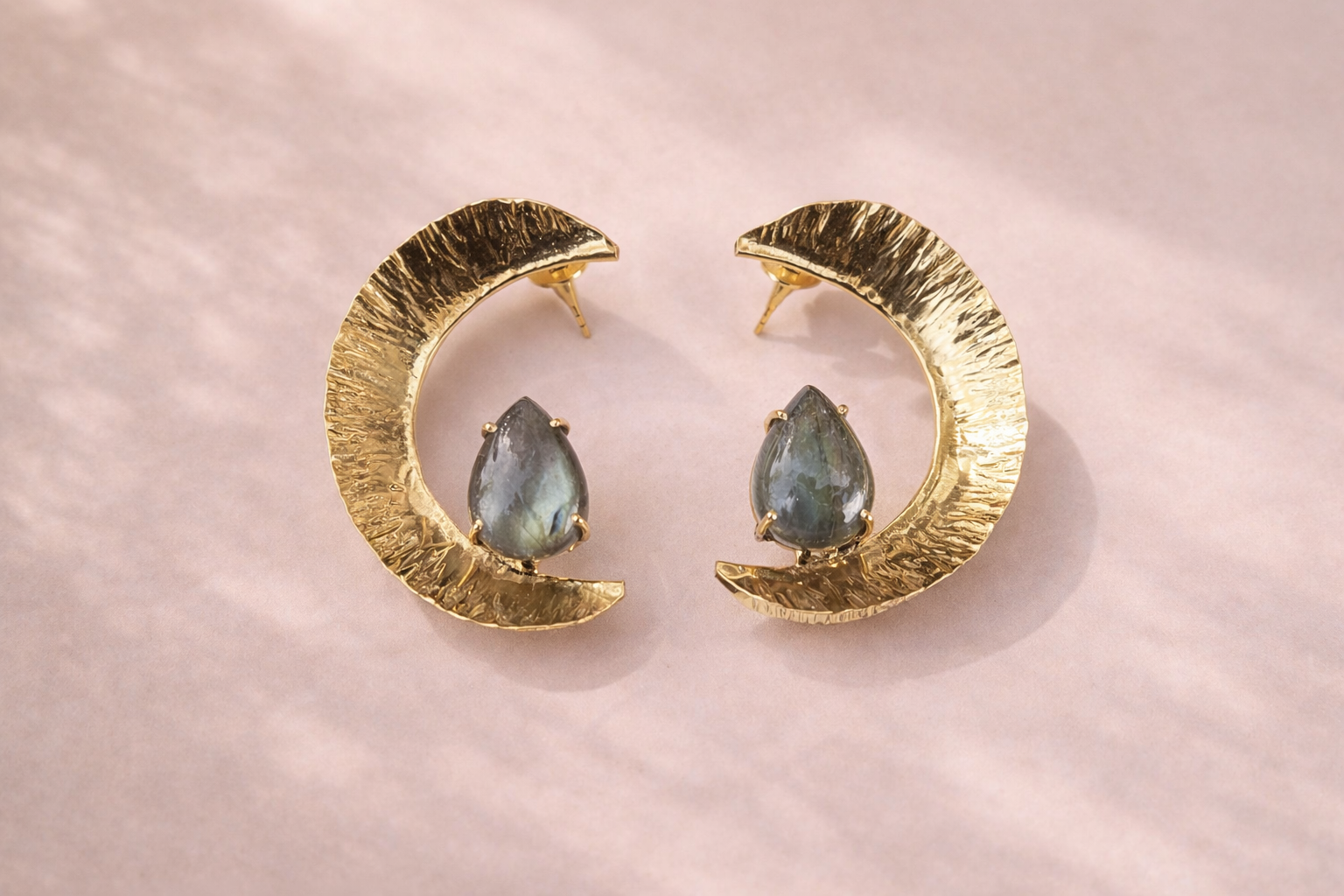 Handmade Half Moon Earrings