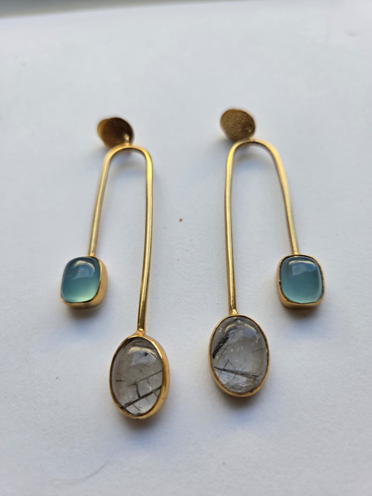 Handmade Stone Earrings - Image 3