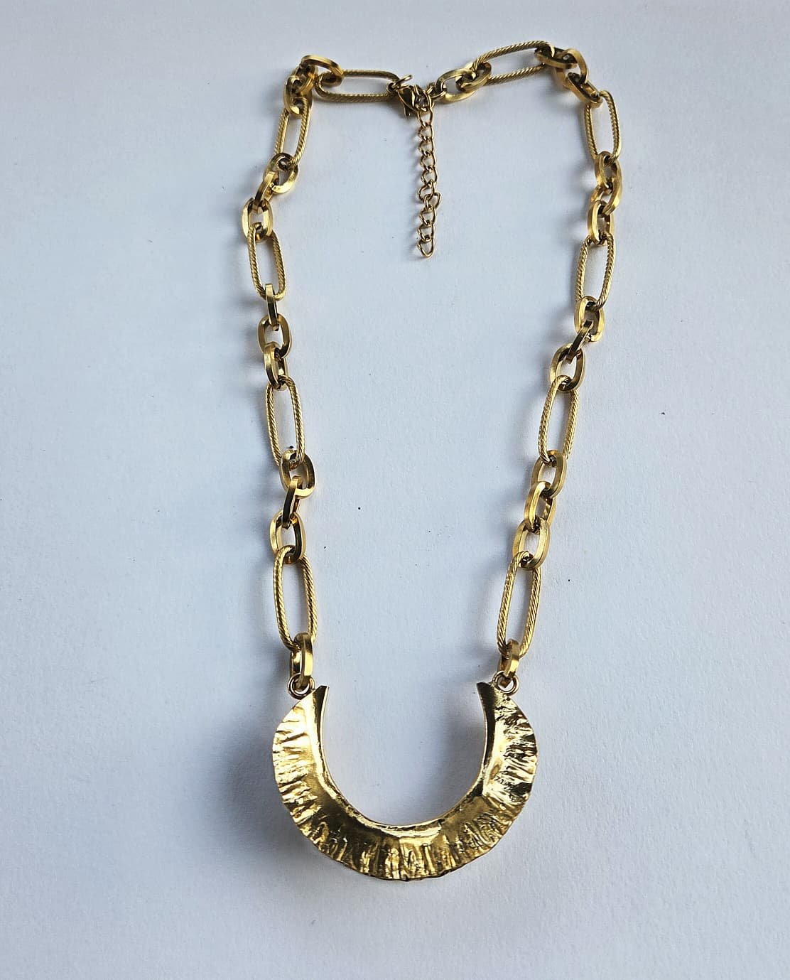 Handmade Crescent Moon Necklace - Image 3