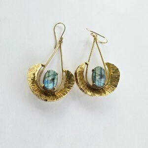 Handmade Labra-dorite Earrings