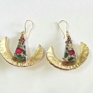 Handmade Mosaic Cone Pendant