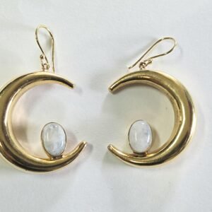 Handmade Half Moon Earrings