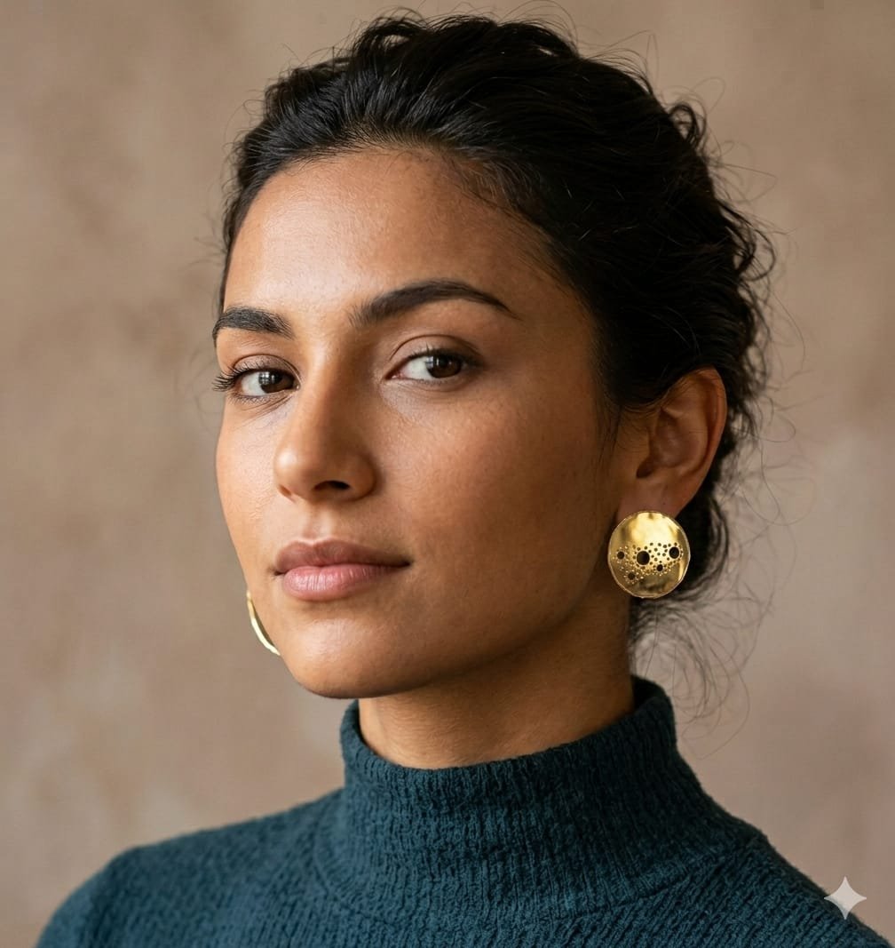 Handmade Universe Earrings - Image 2