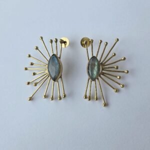 Handmade Half Sun Earrings