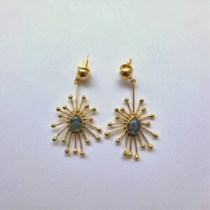 Snowflake Labradorite Earrings