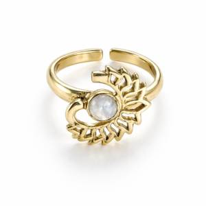 handmade moonstone ring