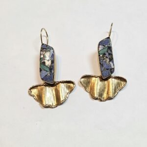 mosaic stone earrings