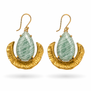 amazonite drop earrings