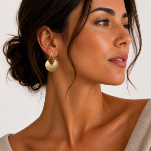 geometric dangle earrings